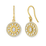 Serenity Diamond Charm Earrings