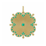 Cassandane Mega Emerald Clover Medallion