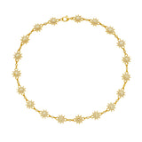 Lionheart Lumière diamond star station necklace in 14K gold with diamonds — a celestial design echoing the Victorian era