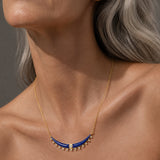 Aurelia Lapis Lazuli Bar Necklace