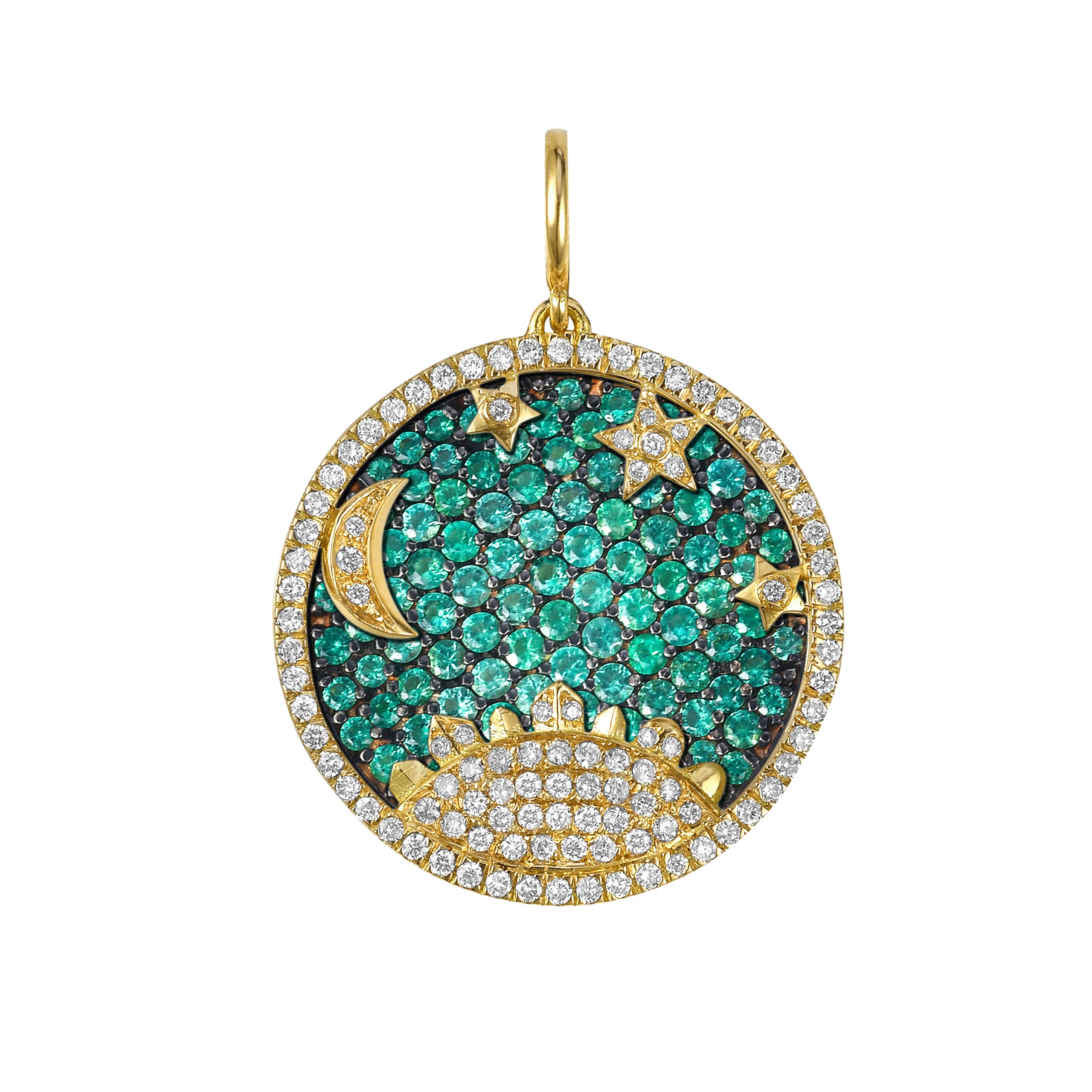 Seasons™ Starry Night Interchangeable Emerald Charm